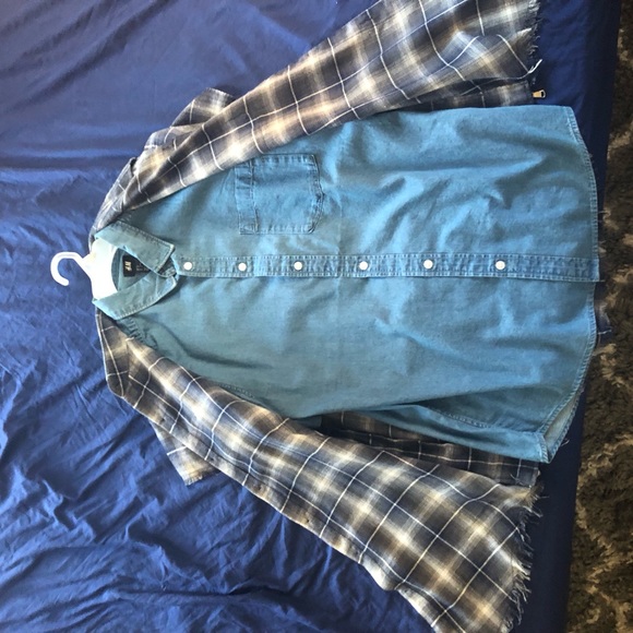 H&M shirt/ flannel , size medium and never worn - Picture 4 of 6